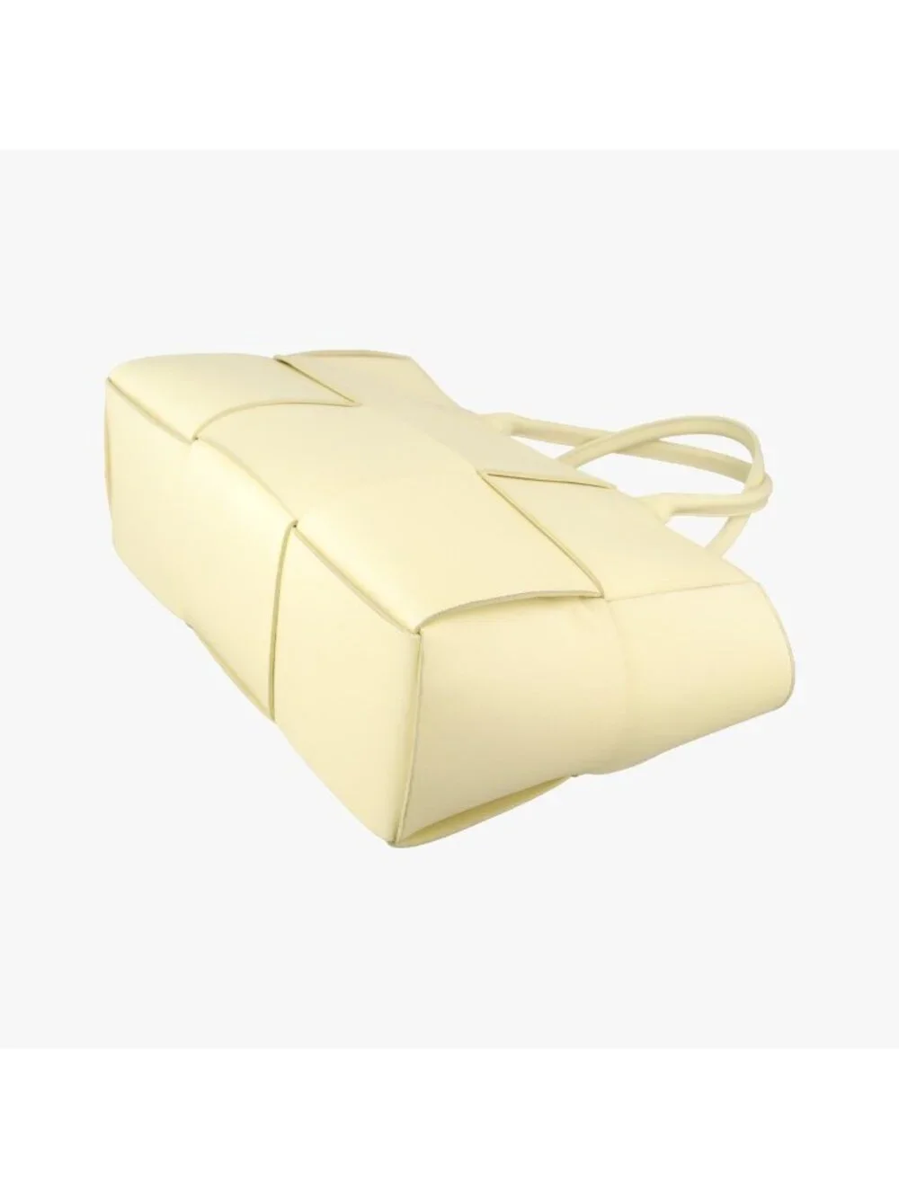 Bottega Veneta Small Therco Tote Yellow Lambskin